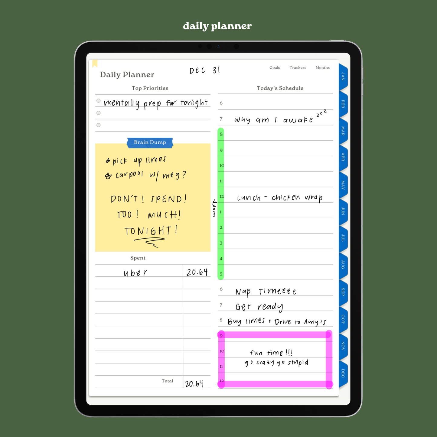 Time to Dime Digital Planner